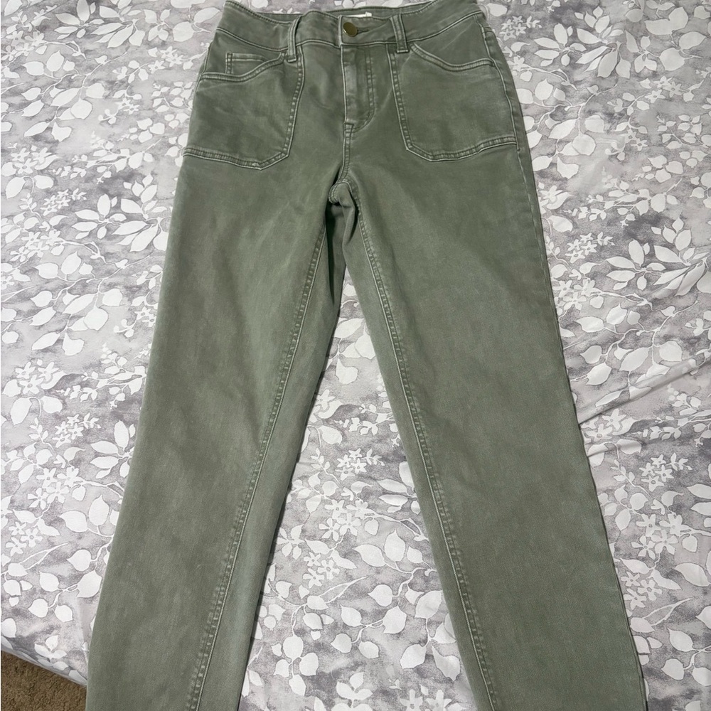 M Jeans by Maurices Olive Green Pants